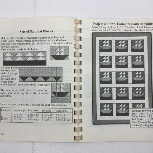 The Magic Of Fast Patch Quilting Book Anita Hallock Strip Quilt Project 1988 - Picture 4 of 8